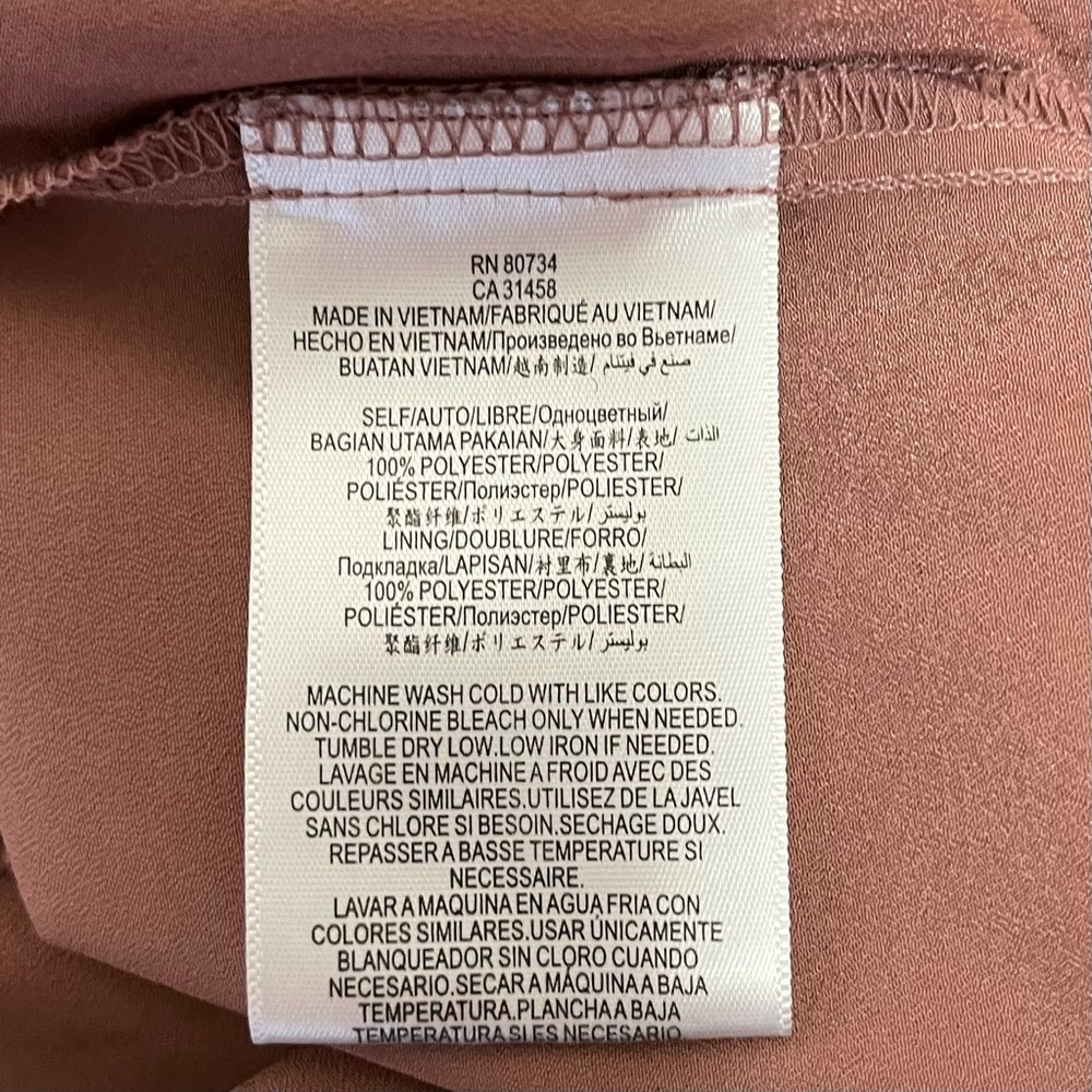 BCBGeneration Sheer Ruffle Maxi Dress Brown - Size 2 - Picture 8 of 10